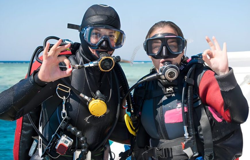 Intro Diving for Beginners 2 Stops Diving with Lunch – Hurghada