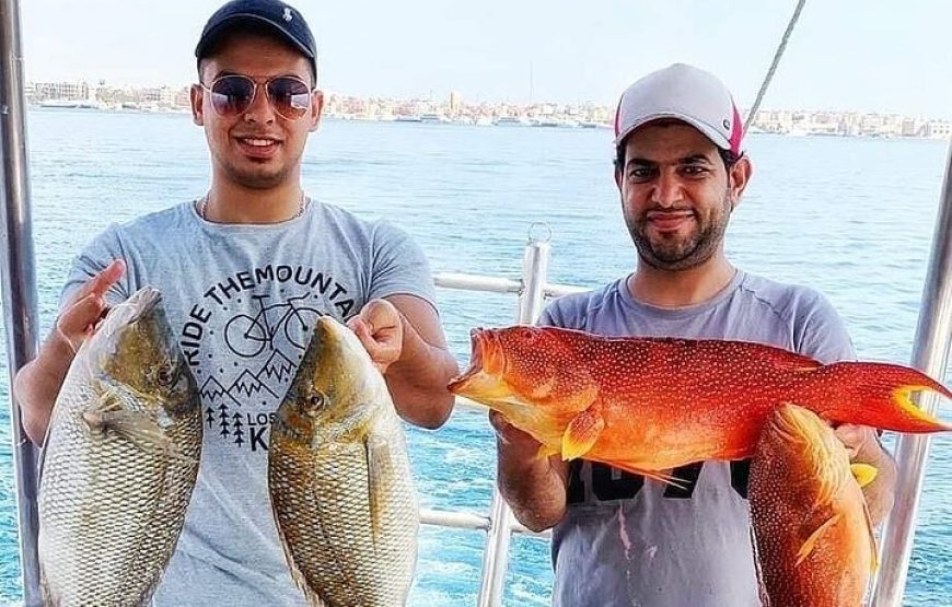 Private Fishing Full Day Boat with Equipment and Lunch – Hurghada