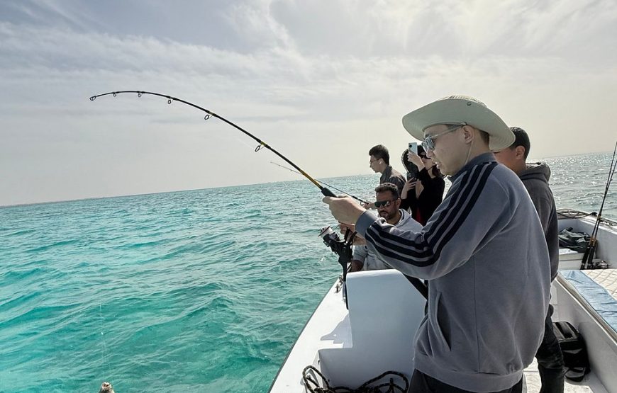 Private Fishing Full Day Boat with Equipment and Lunch – Hurghada